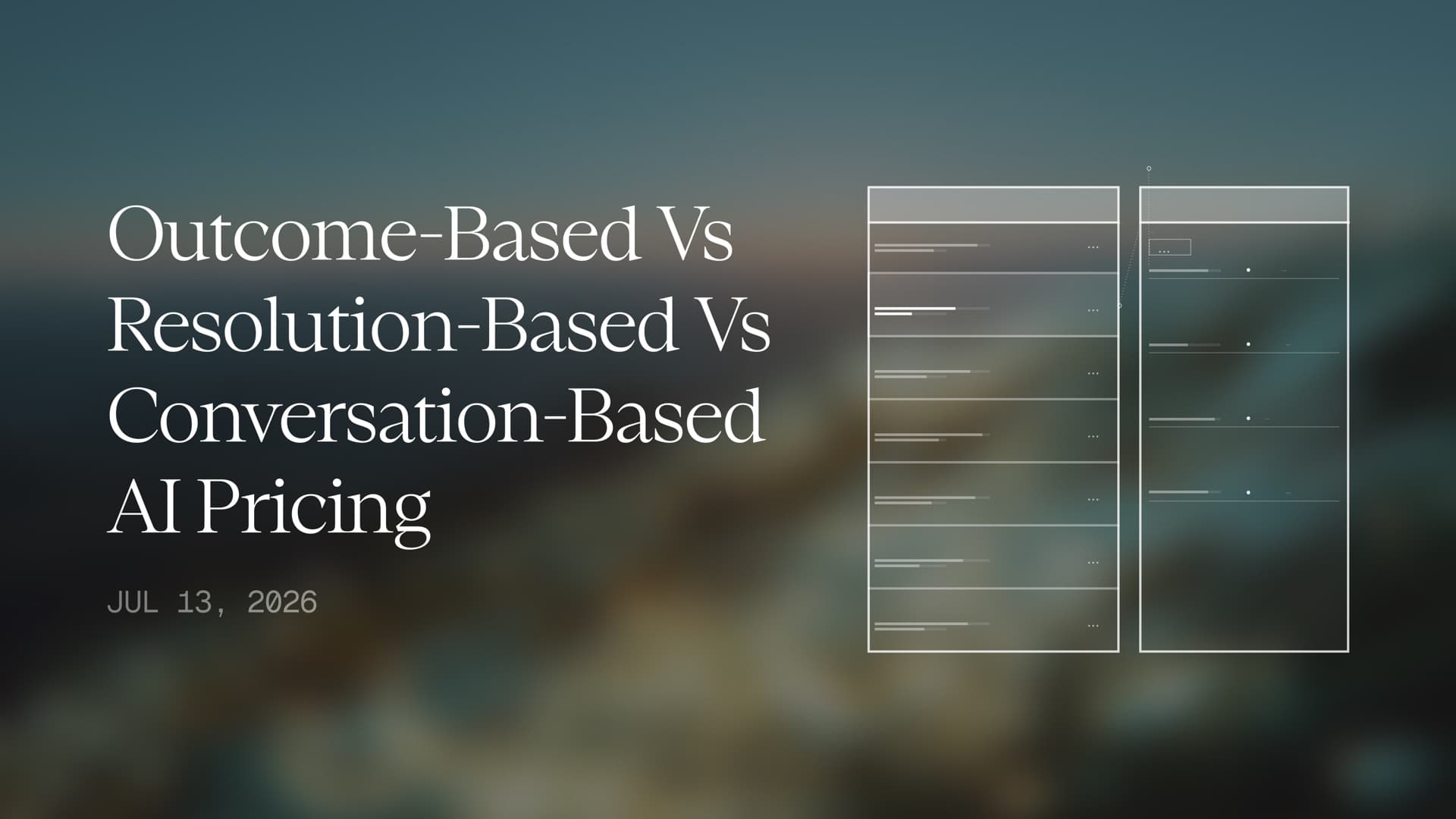 Outcome-Based vs Resolution-Based vs Conversation-Based AI Pricing