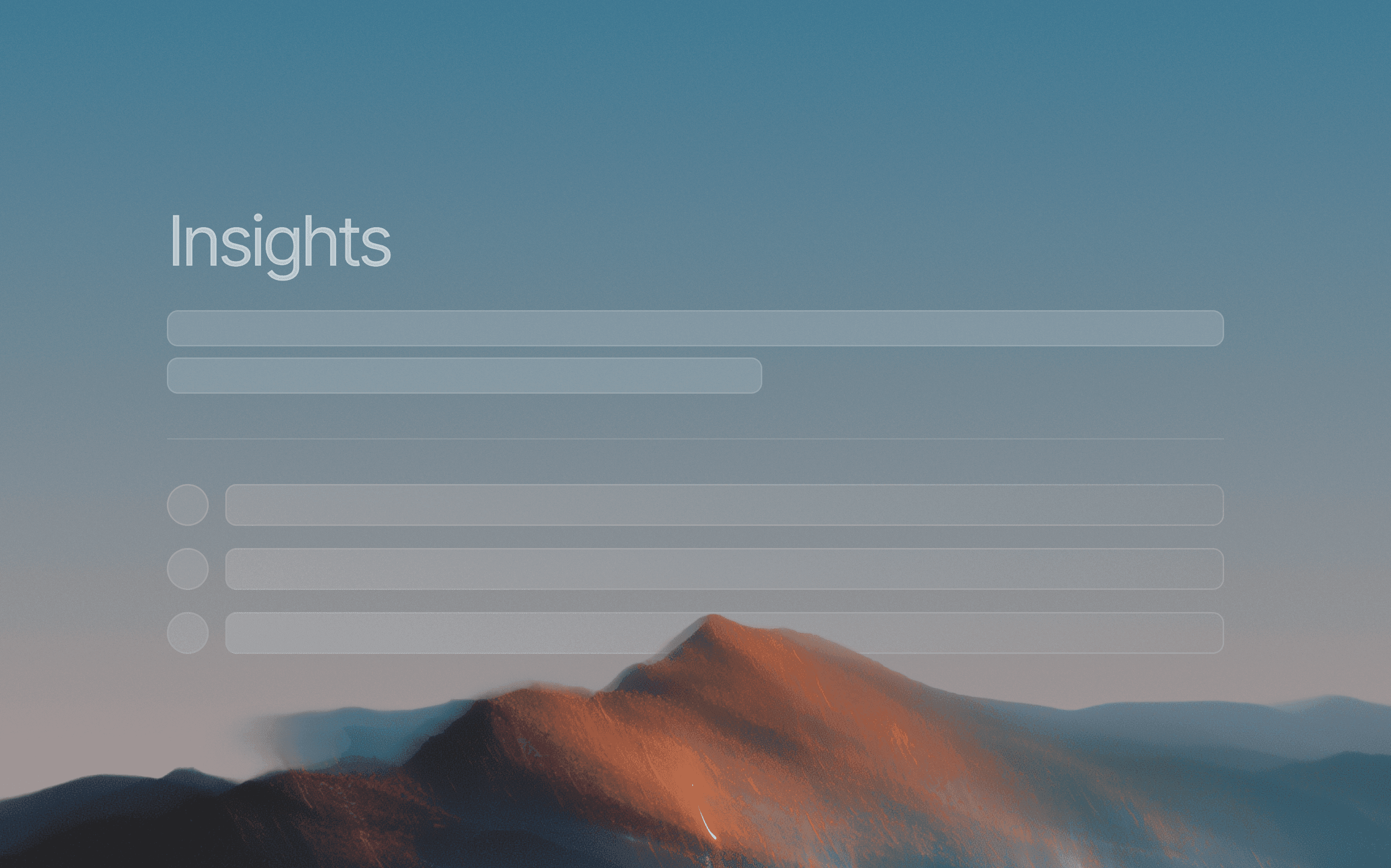 Introducing Insights